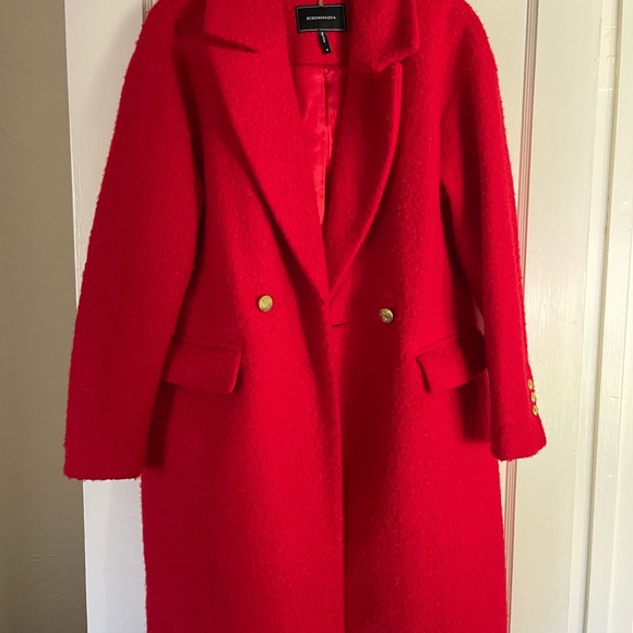 RED AS NEW BCBGMAXAZRIA JACKETSIZE M - Picture 3 of 8